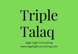 Triple Talaq by legal light consulting com