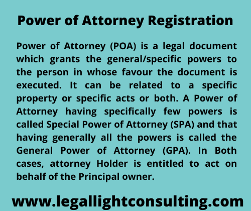legal light consulting power of attorny