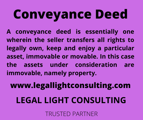 registered conveyance deed