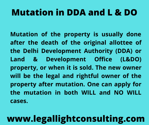 Mutation in DDA and L & DO legallightconsulting.com