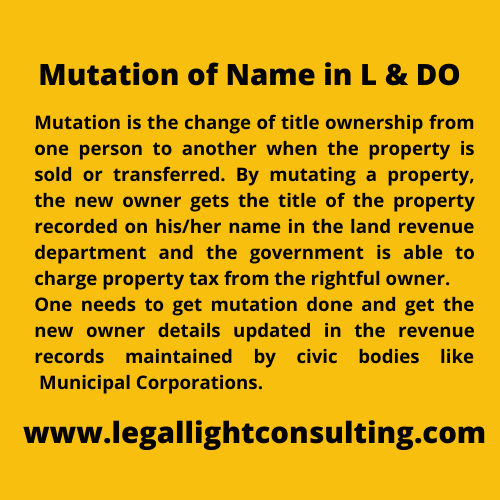 Mutation of Name in L & DO legallightconsulting.com