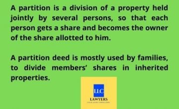 Partition deed by legal light consulting